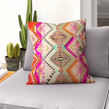 Pink outdoor best sale throw pillows